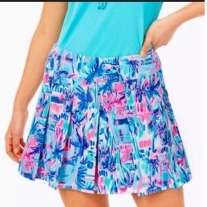 Lilly Pulitzer Blue and Pink Patterned Shorts